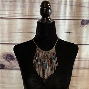 Beaded chain necklace